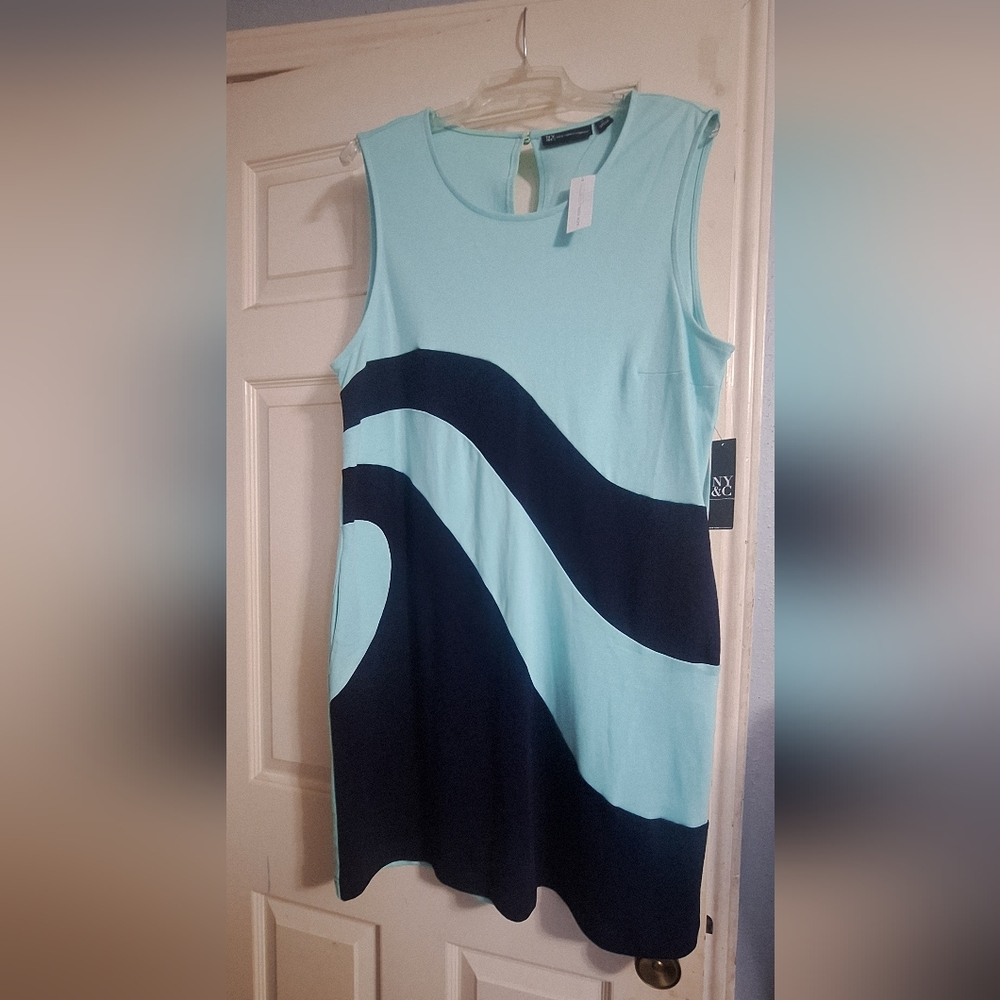 New York & Co. Mint Green Womens Dress, NWT Large